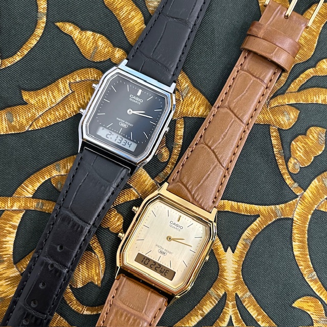 秋冬のクラシックスタイルにちょうどいい  CASIO AQ-230EL-1AJF & AQ-230EGL-9AJF