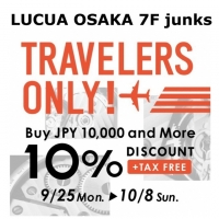 [ junks LUCUA ]TRAVELERS ONLY!