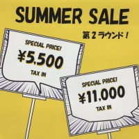 summer sale 第2弾！！