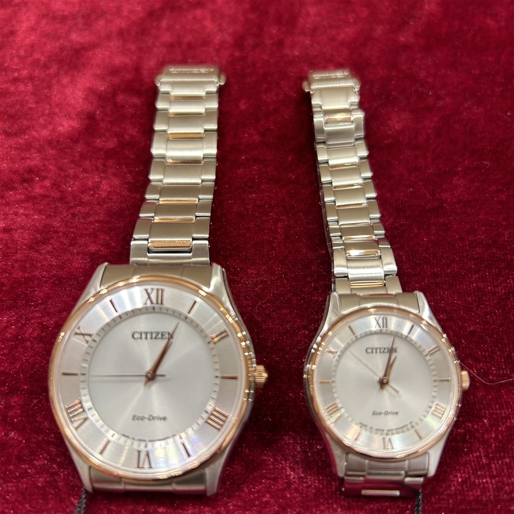【CITIZEN COLLECTION 】ピンクゴールドで可愛いCITIZENのペアウォッチのご紹介〈junksルクア大阪〉