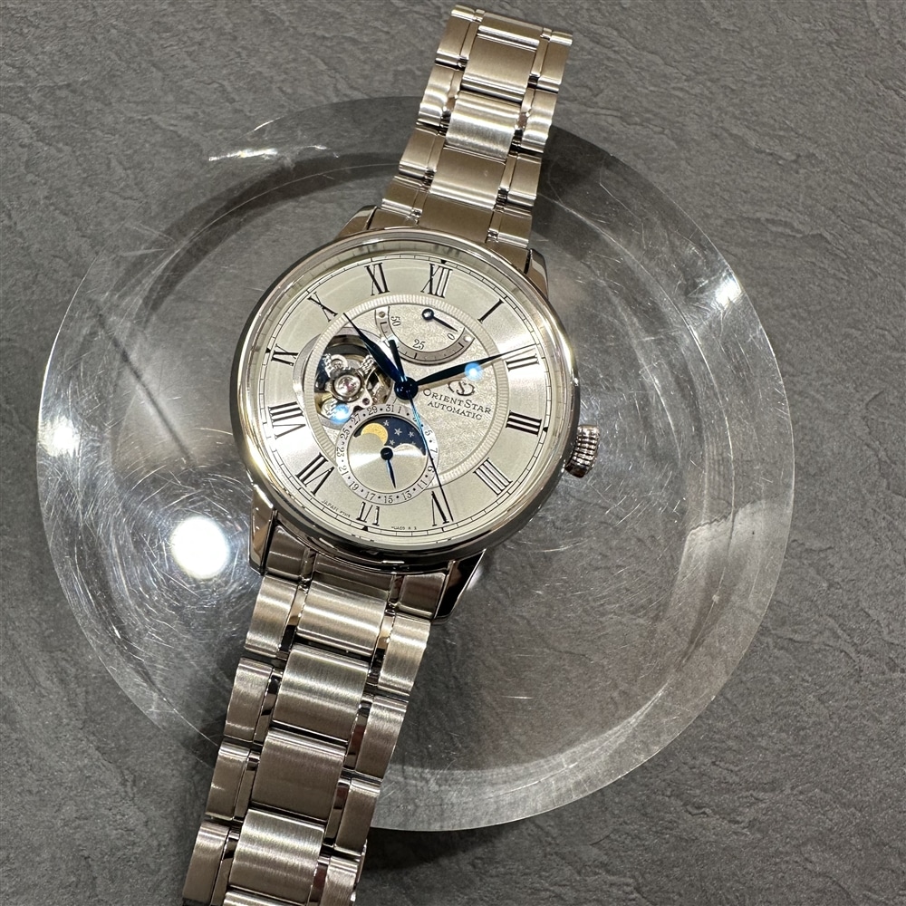 【ORIENT STAR】メカニカルムーンフェイズ 自動巻 メンズ時計のご紹介　〈junks ルクア大阪店・梅田〉
