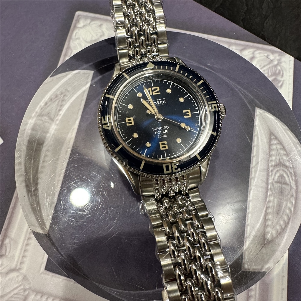 【Techne】1970年代のヴィンテージスタイルをコンセプトにした「MARINE OFFSHORE / マリーンオフショア」ソーラー時計のご紹介〈junks ルクア大阪店・梅田〉