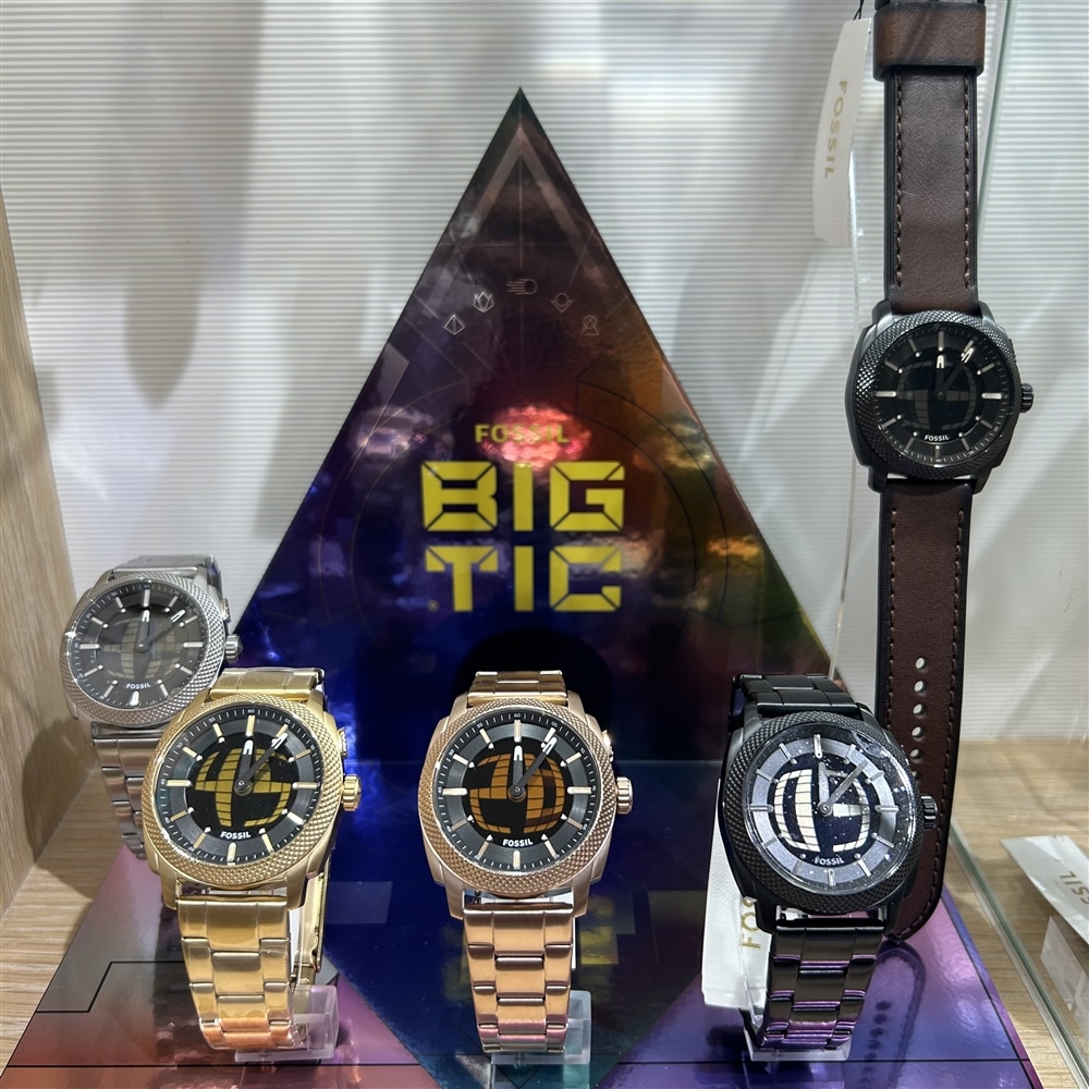 【FOSSIL】1990年代後半から2000年代初頭に人気を博した Big Ticが復活‼︎ 現代のテクノロジーとレトロなインスピレーションを融合させた腕時計のご紹介〈junks ルクア大阪店・梅田〉