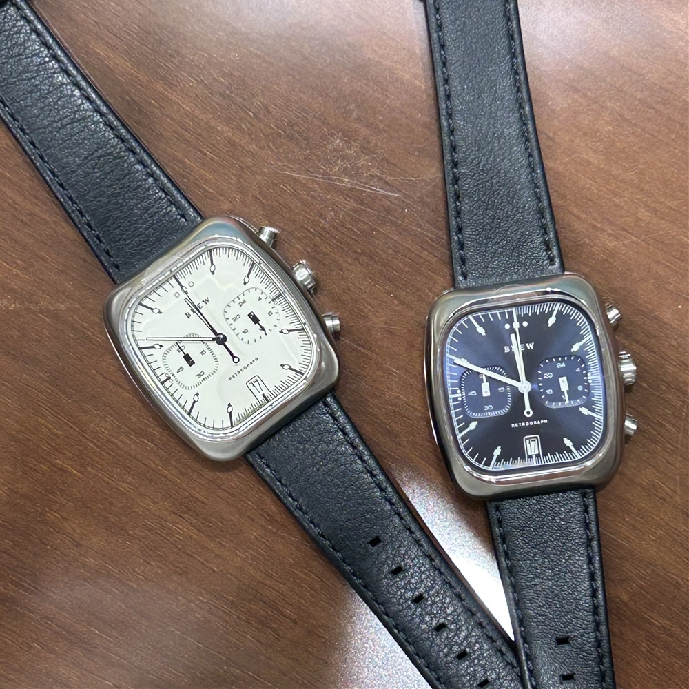 【BREW WATCH CO.】レトロな雰囲気を持ちながらもどこか革新性を思わせるスクエアウォッチのご紹介〈junks ルクア大阪店・梅田〉