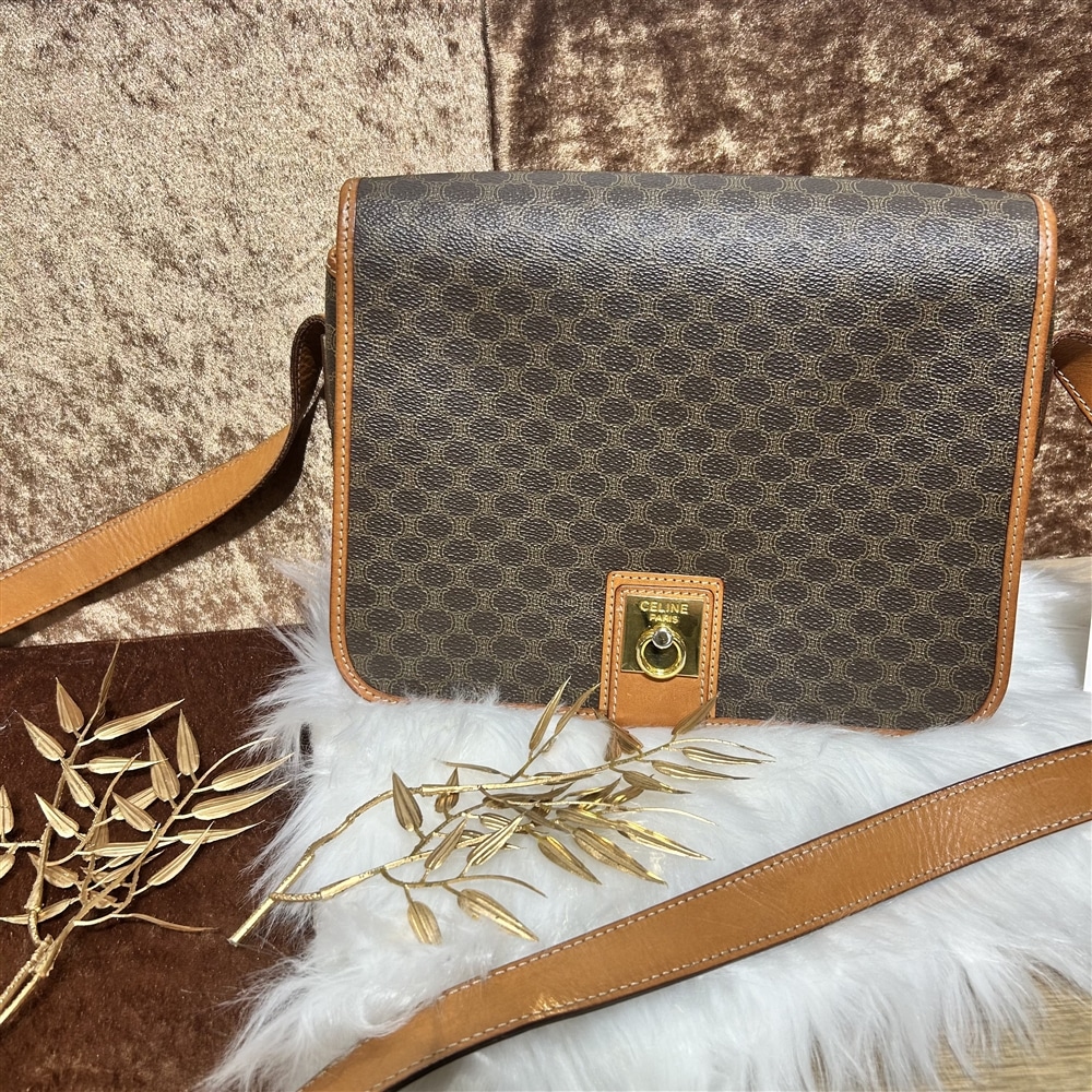 [CELINE PARIS] マカダム　ショルダーバッグ