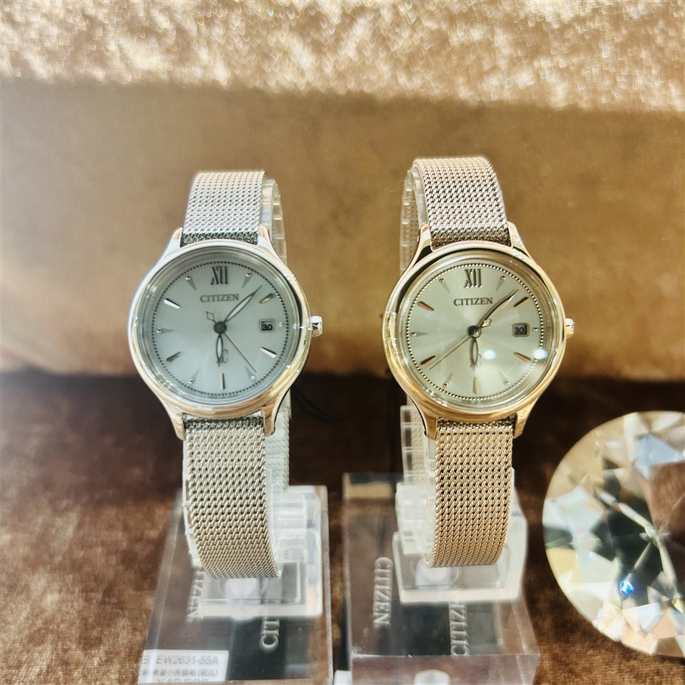 【xC mizu collection 】替えバックル付き上品な時計のご紹介〈junksルクア〉