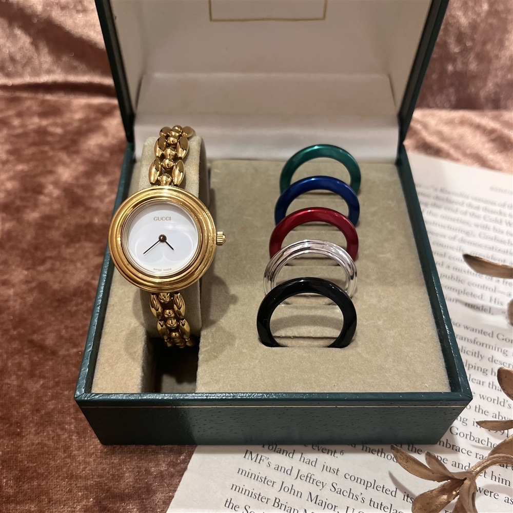 【GUCCI vintage】チェンジベゼル再入荷のお知らせ〈junksルクア大阪〉