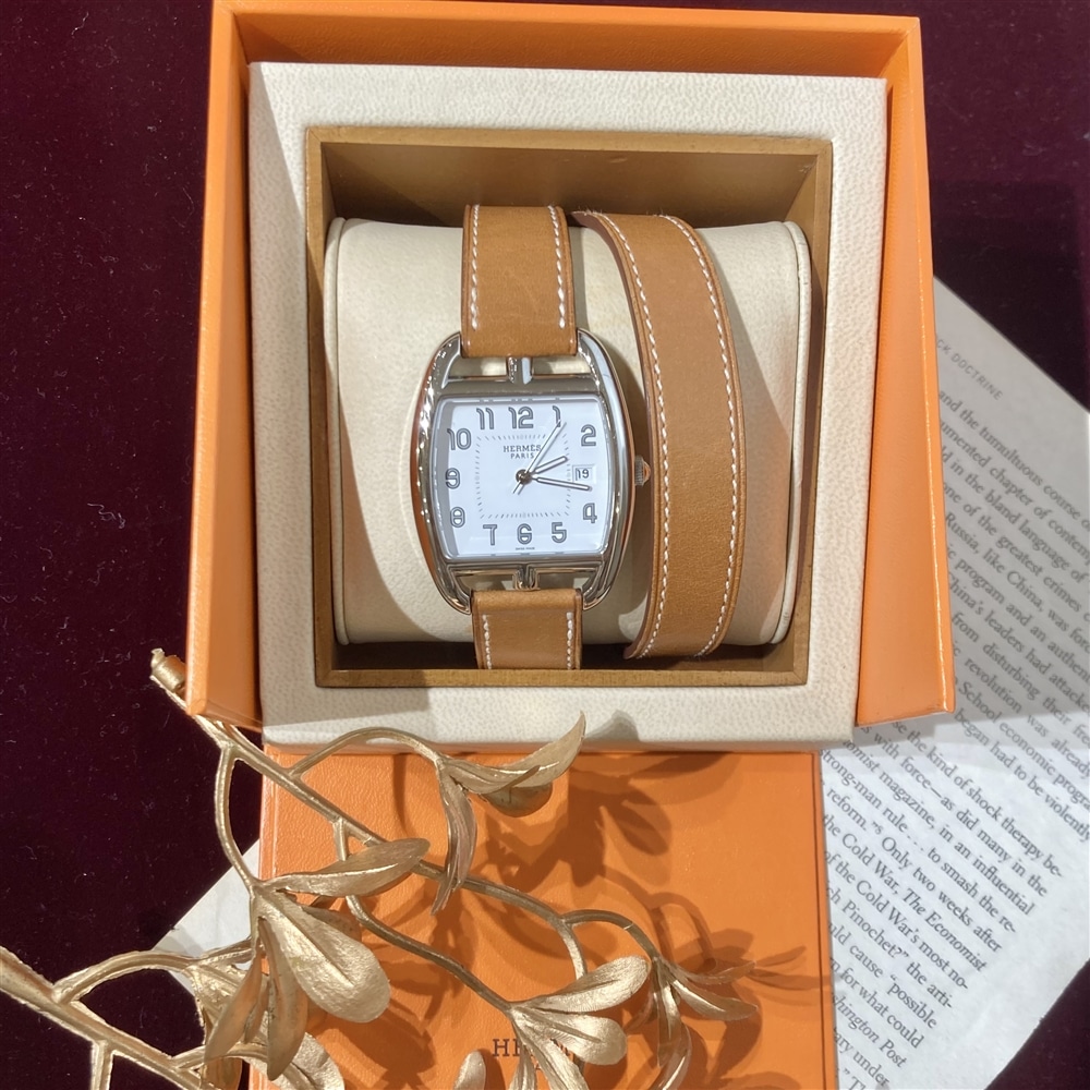 【vintage HERMES】ヴィンテージ エルメスケープコッド トノー ドゥブルトゥールのご紹介〈junksルクア大阪店・梅田〉