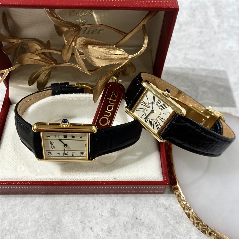 【vintage Cartier】カルティエ マストタンク・縦ローマン&オパラン〈junksルクア大阪店・梅田〉