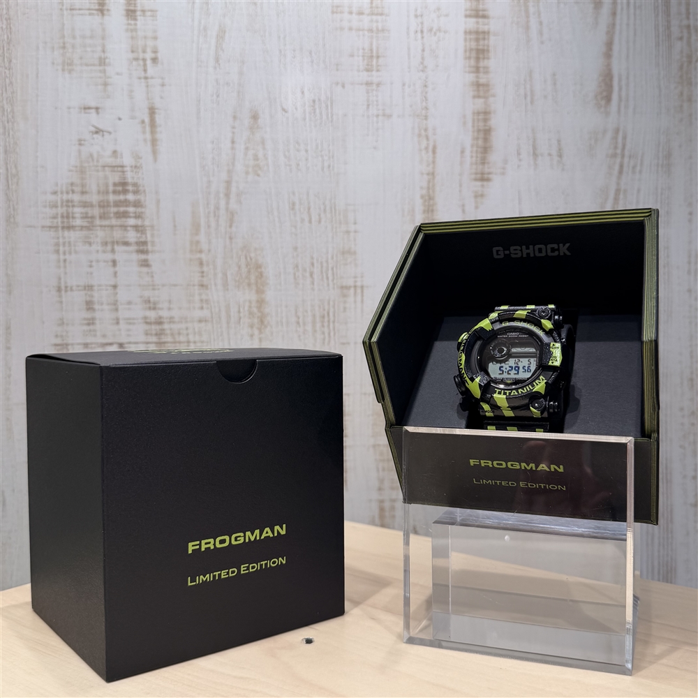 CASIO (G-SHOCK) ミスジヤドクガエルをモチーフにした本格ダイバーズウォッチ！！