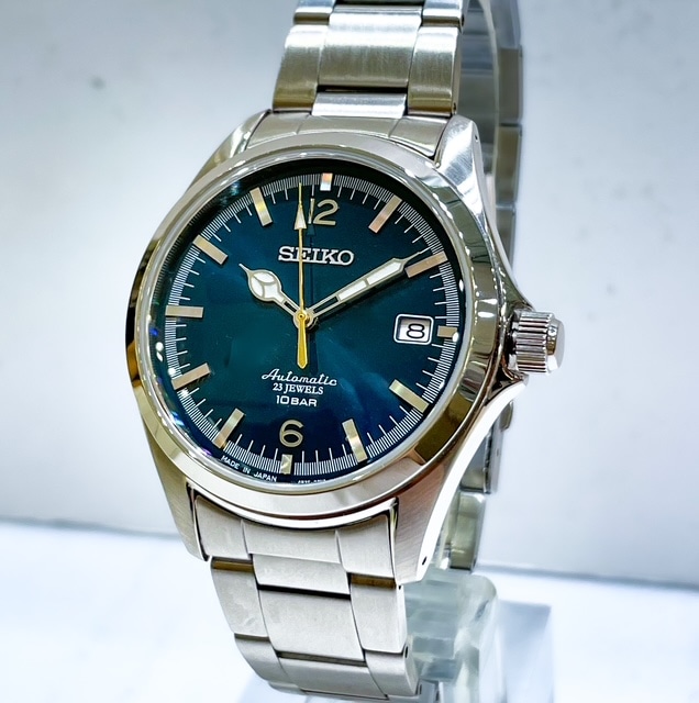 新品未使用⭐️人気商品 SEIKO×TiCTAC 自動巻き グリーンSZSB036 7/5再