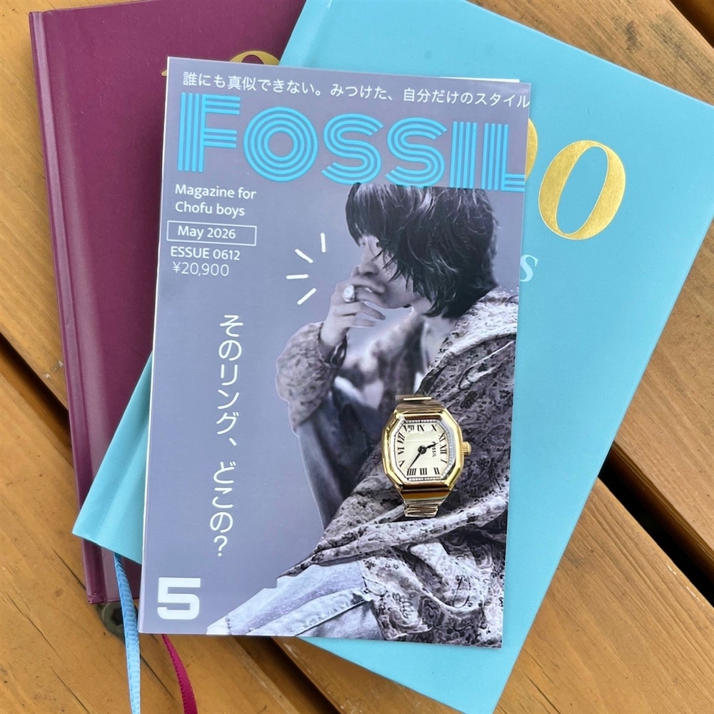 《調布パルコ店》小さな時計が、手元を特別にする【FOSSIL】のリングウォッチ。