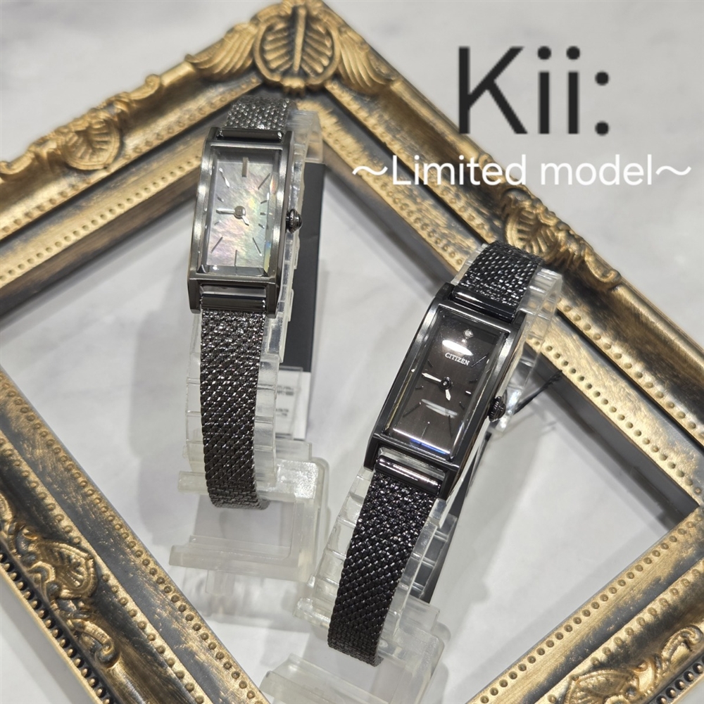 【チックタック仙台】Kii シックな限定モデルが登場✨