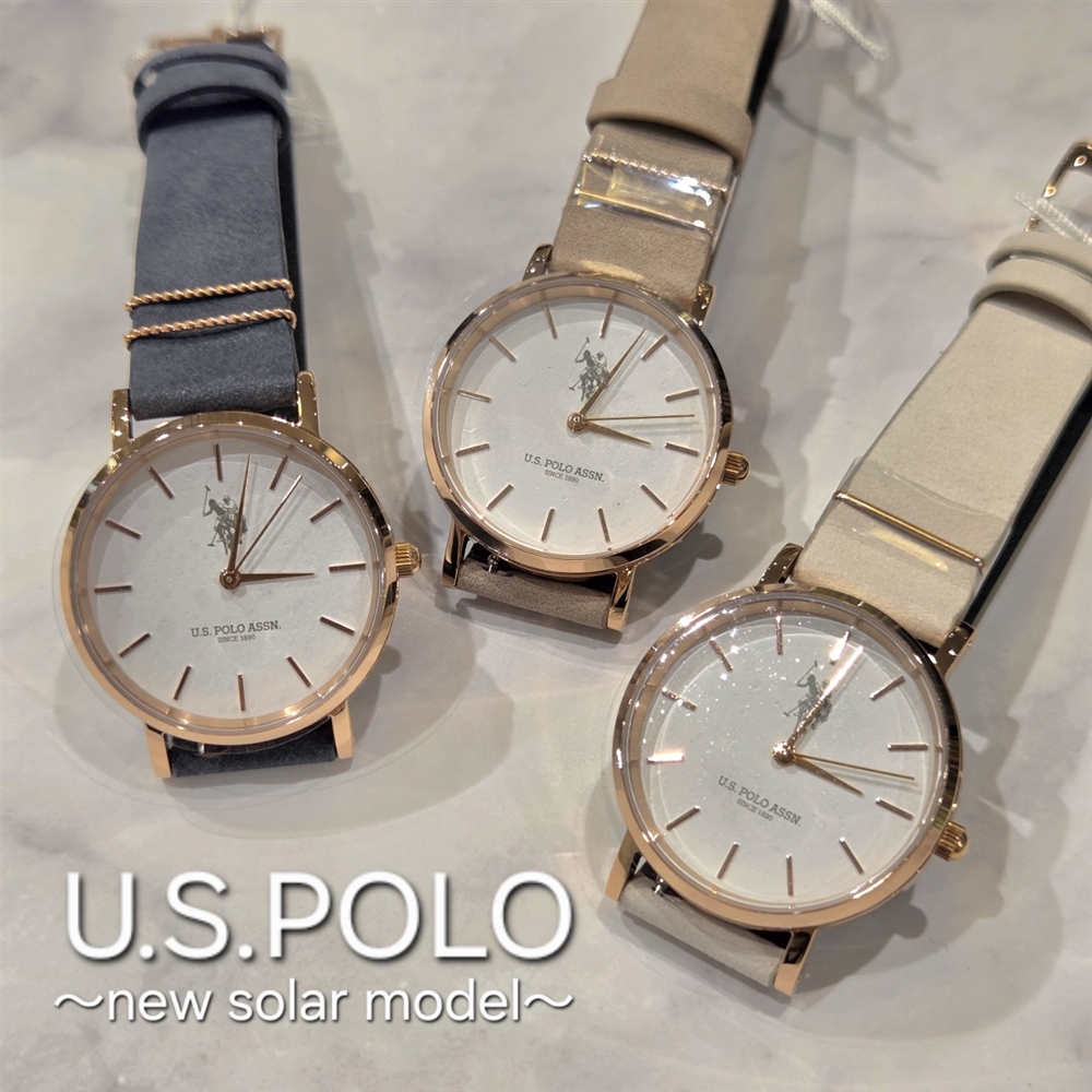 【チックタック仙台】U.SPOLO 新作ソーラー登場✨