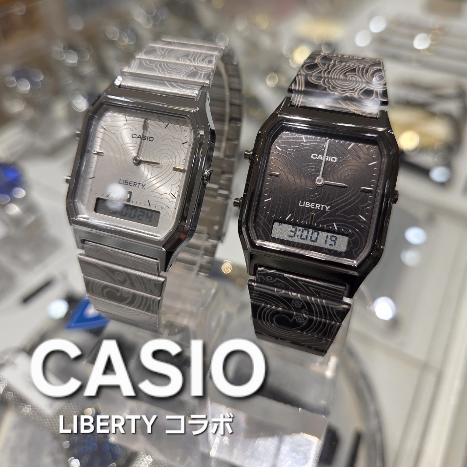【CASIO】LIBERTYコラボ発売しました~!!