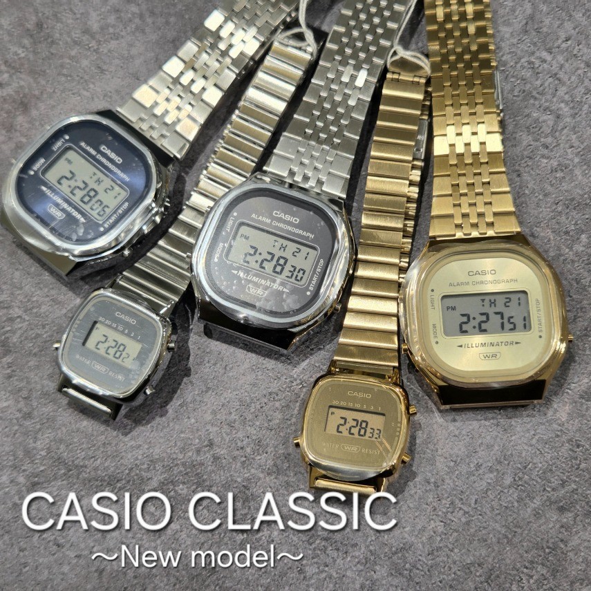 【チックタック仙台エスパル】CASIO新作 レトロモダン&コンパクトモデル発売!