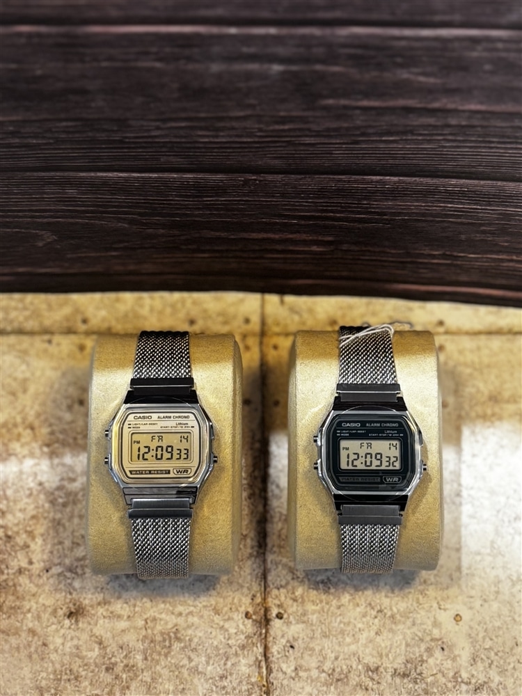 【CASIO】A158がメッシュバンドに進化。大人の手元にちょうどいい一本【グランフロント大阪（梅田）】