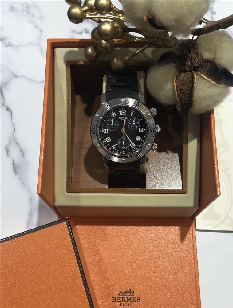 【VINTAGE】ヴィンテージエルメス　クリッパークロノをご紹介いたします。【グランフロント大阪（梅田）】