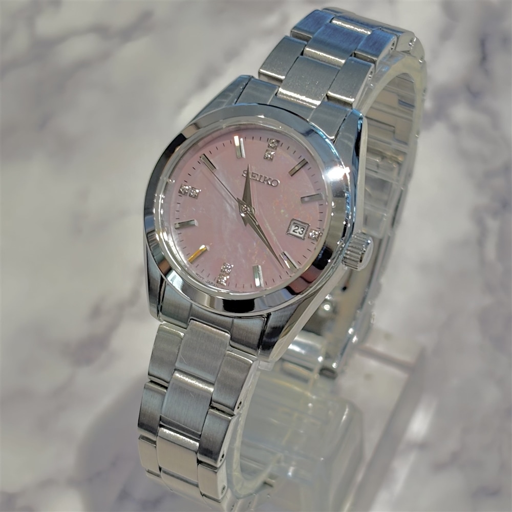 【SEIKO SELECTION 】ピンクの白蝶貝が女性らしく可愛いお時計をご紹介いたします♪【グランフロント大阪（梅田）】