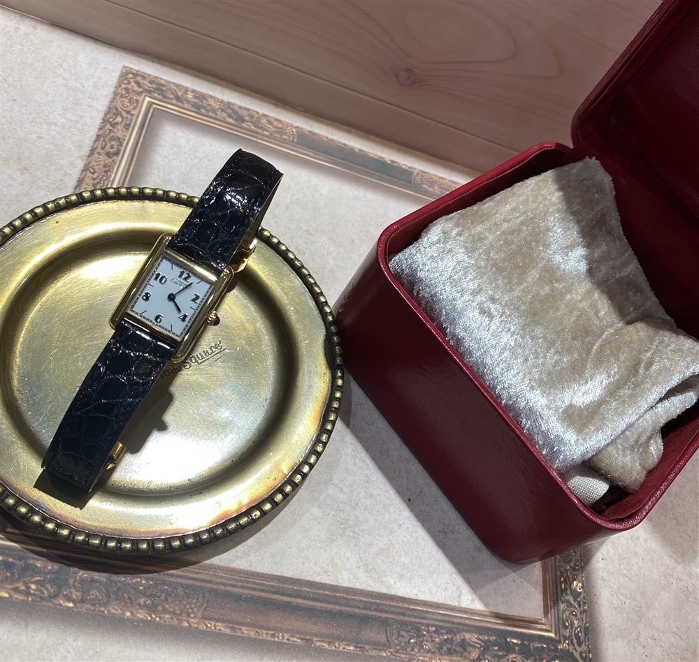 【VINTAGE】カルティエのマストタンクの中でも希少なアラビアインデックスをご紹介いたします♪【グランフロント大阪（梅田）】