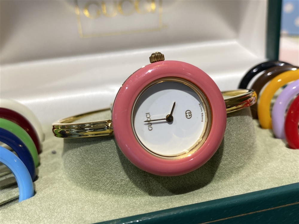 【VINTAGE】GUCCIの12リング付いている豪華なチェンジベゼルをご紹介いたします♪【グランフロント大阪（梅田）】