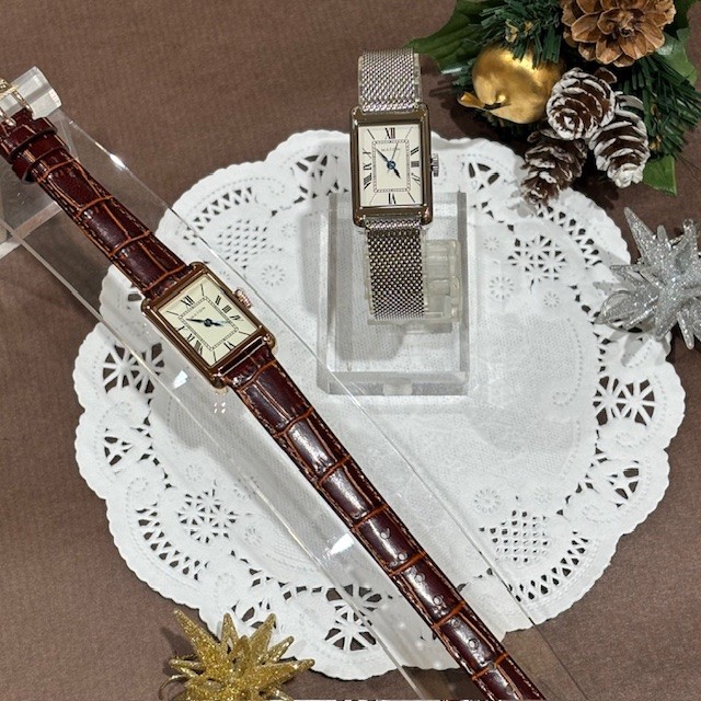 【クリスマスギフト】お仕事・きれいめコーデの素敵な女性へ*MATOWの腕時計