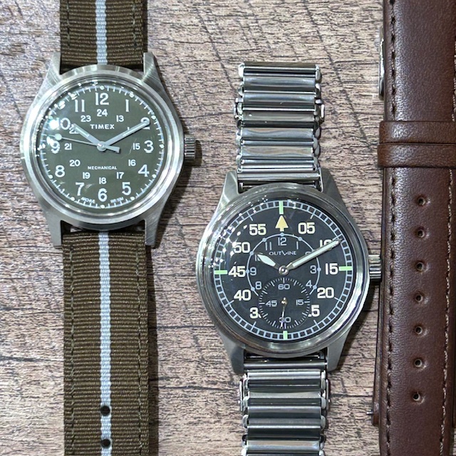 手巻き時計の魅力と使い方 ～TIMEX TW2U69000 × OUTLINE YK20251-60BO～