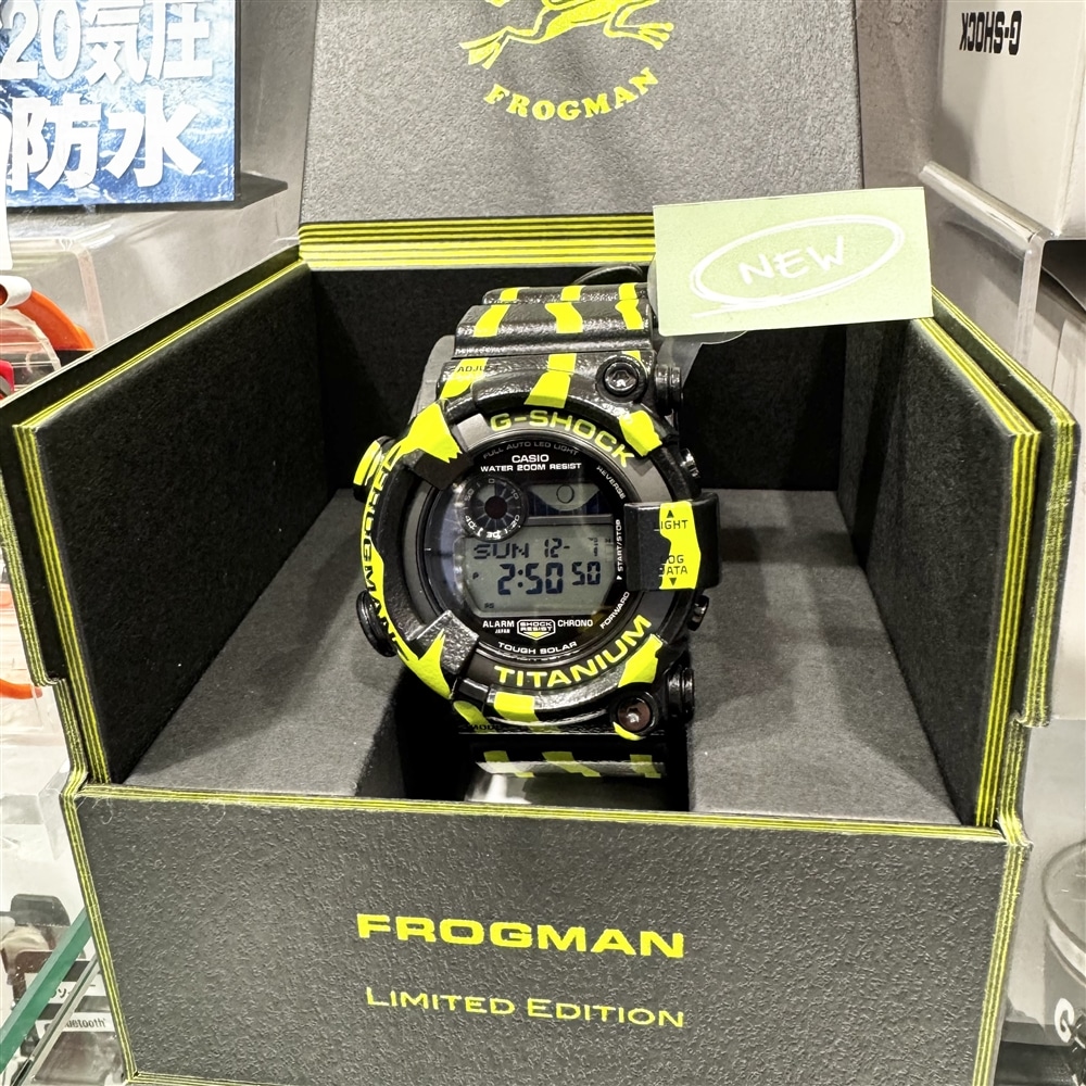 【G-SHOCK】本格ダイバーズウォッチ「FROGMAN」の限定モデルが登場！