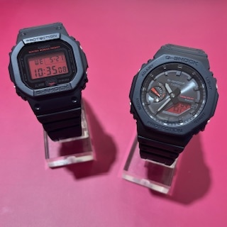 【G-SHOCK】ブランドカラーのブラック×レッドにこだわった新作！