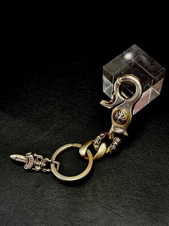 CHROME HEARTS】キーリング ショート ファンシーチェーン 2リンク 入荷