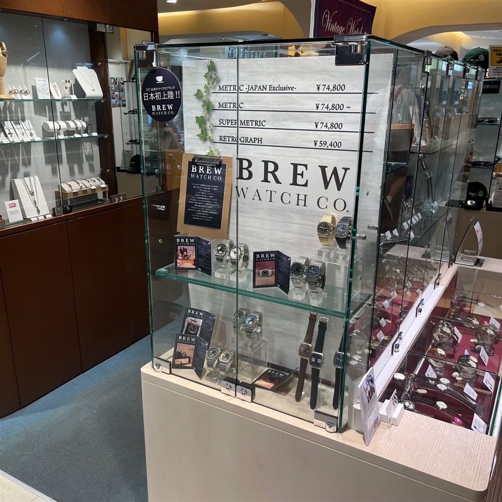 【Brew Watch】語れる腕時計 “Brew Watch” 取扱開始しました！【福岡パルコ店】