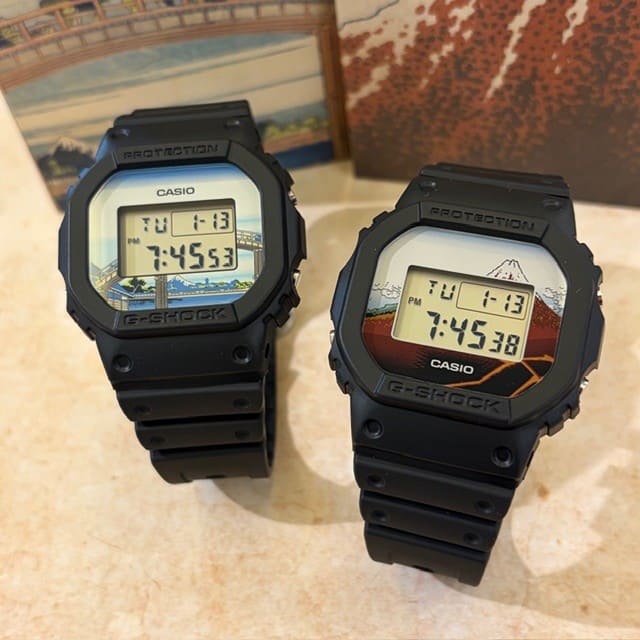 【G-SHOCK】葛飾北斎の人気作品モチーフモデルが登場！【福岡パルコ店】