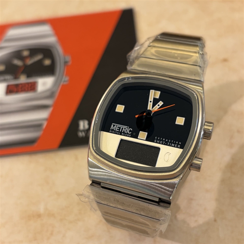 【Brew Watch co.】コーヒー好きは必見!エスプレッソタイマー搭載ハイブリッドウォッチ!【福岡パルコ店】