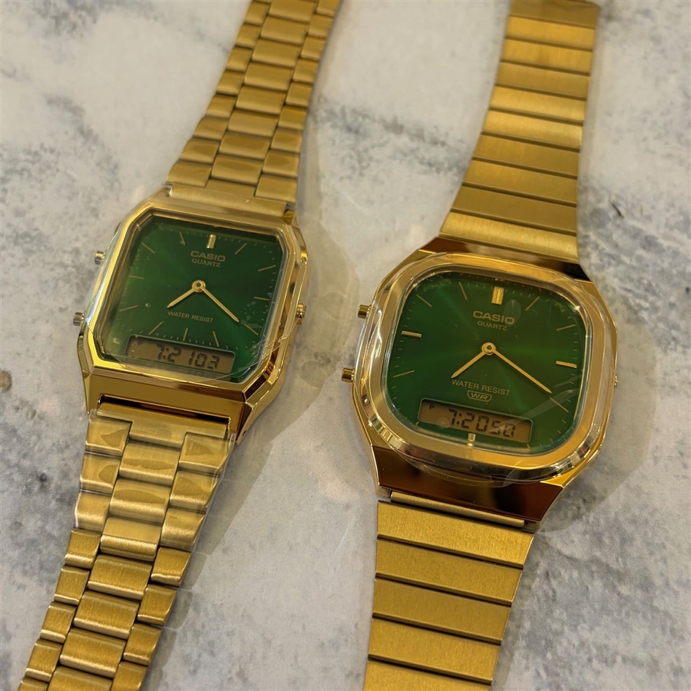【CASIO】カシオクラシックからスクエアモデルの新色が登場!【福岡パルコ店】