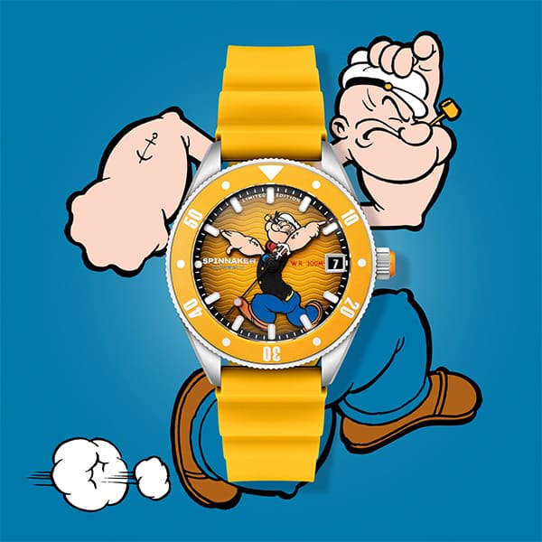 【アミュプラザ博多店】本日発売!SPINNAKER×ポパイコラボウォッチ第2弾!全3色!