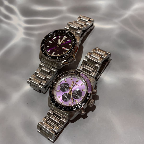 【SEIKO】江戸紫からインスパイアされた新色のご紹介です!(PROSPEX・5スポーツ)