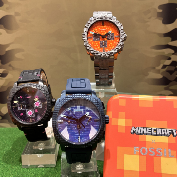 【FOSSIL】マインクラフトコラボ入荷しております!!