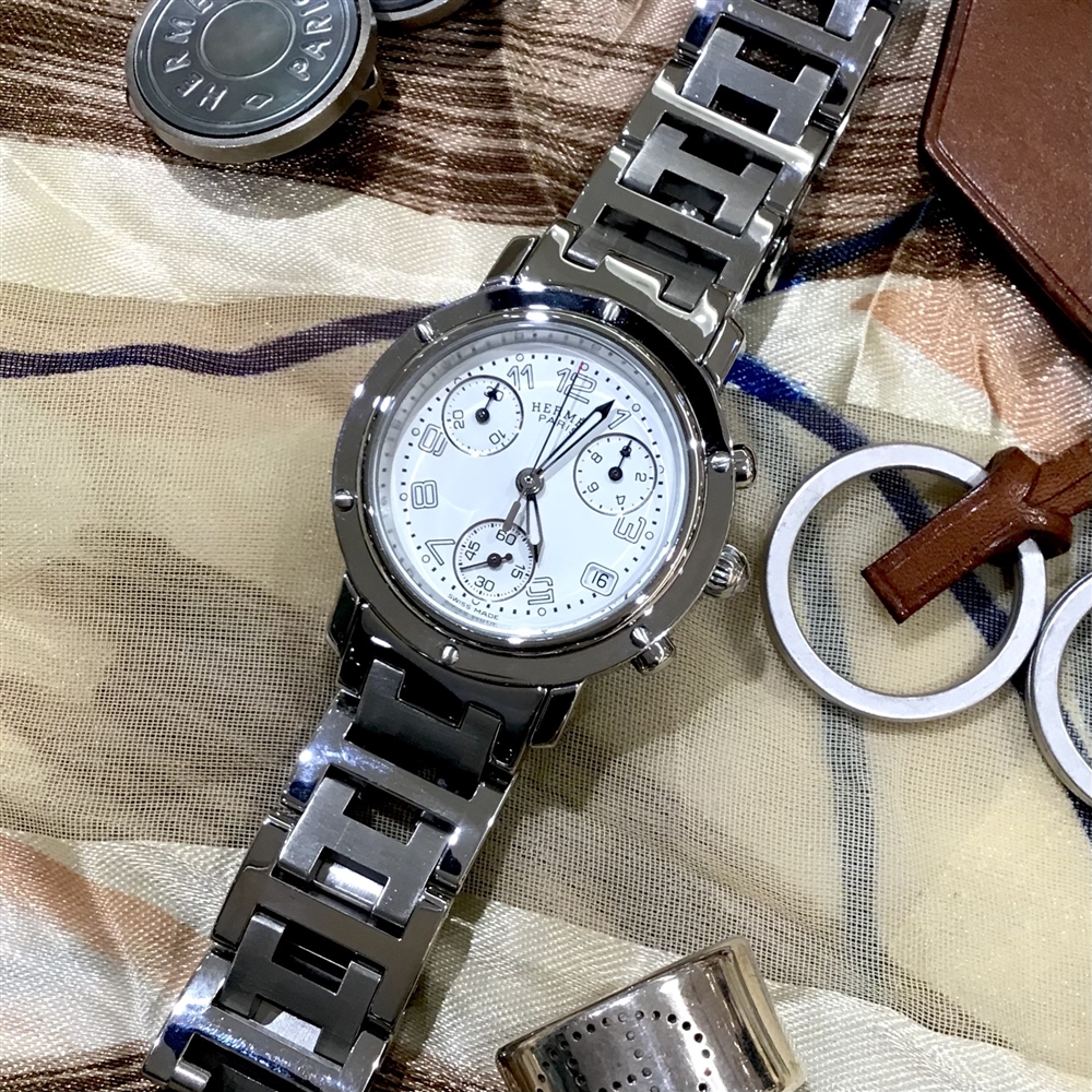 【アミュプラザ博多店】ヴィンテージエルメス クリッパークロノグラフ