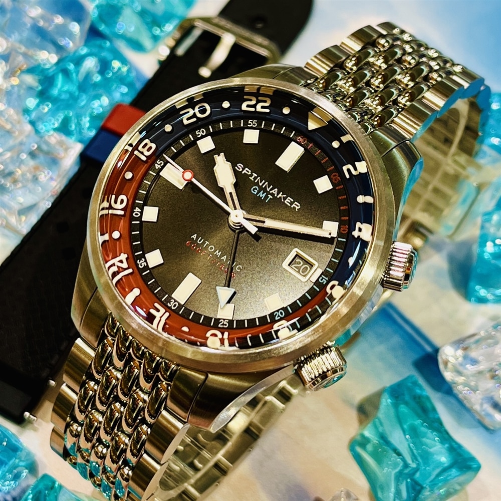【SPINNAKER】夏はコレで決まり！ダイバーズ×GMT×ペプシカラー×インナーベゼル×替えラバーベルト！