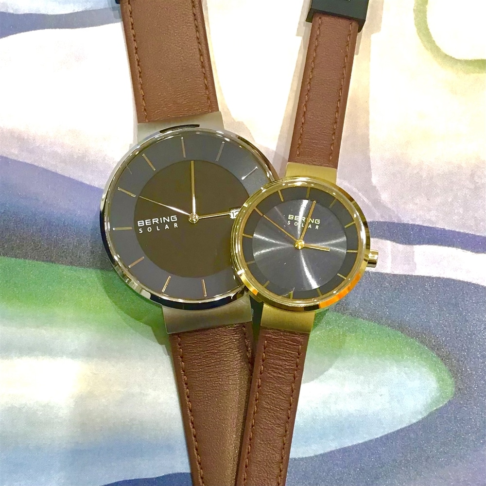 【BERING】＊Navy Blue Scandinavian Solar Pair Collection  ＊