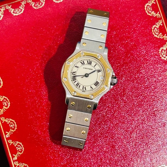 【ヴィンテージウォッチ】カルティエ　サントスオクタゴン　入荷！