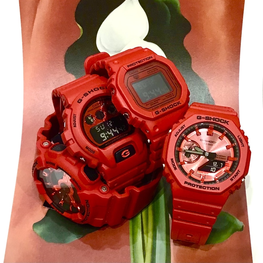 【G-SHOCK】赤い衝撃★ G-SHOCK Iconic Styles★