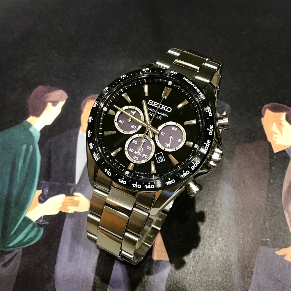 【SEIKO SELECTION 】クロノグラフソーラー、人気です