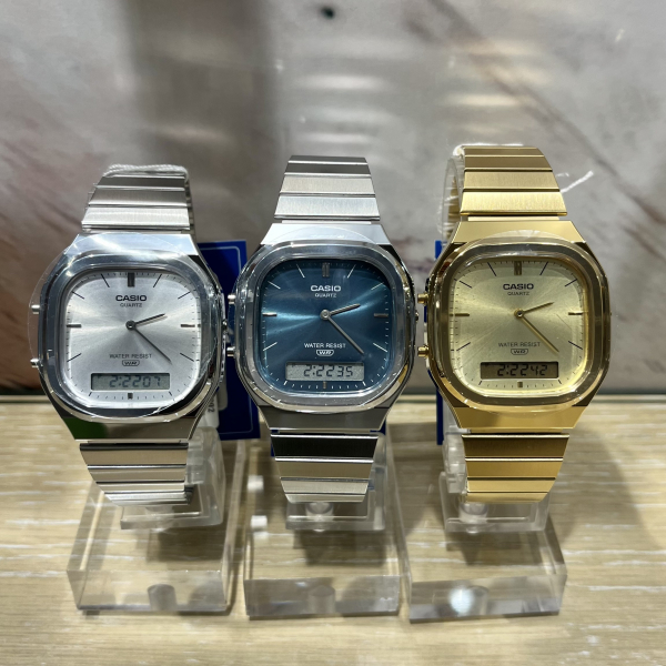 【CASIO】レトロモダンなアナデジ腕時計のご紹介!