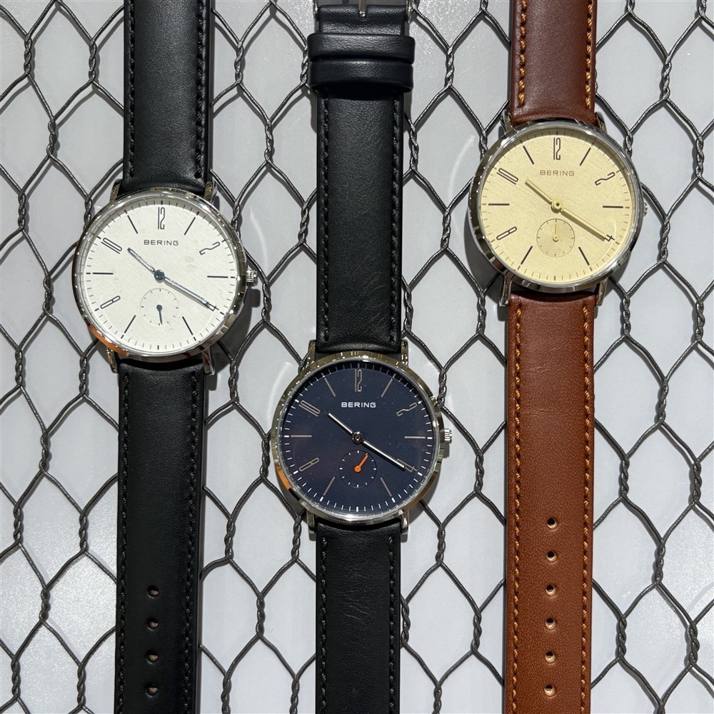 【BERING】ラウンド型のケースと直線的なラインが調和した新コレクション！