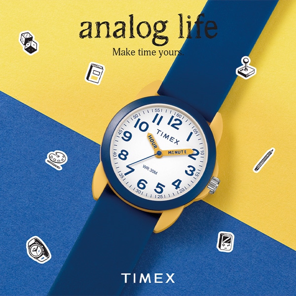 【TIMEX キッズ】小振りで軽量、気軽に使えるカジュアルウォッチ！