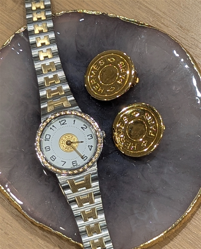 【VINTAGE】エルメスのセリエイヤリングのご紹介！