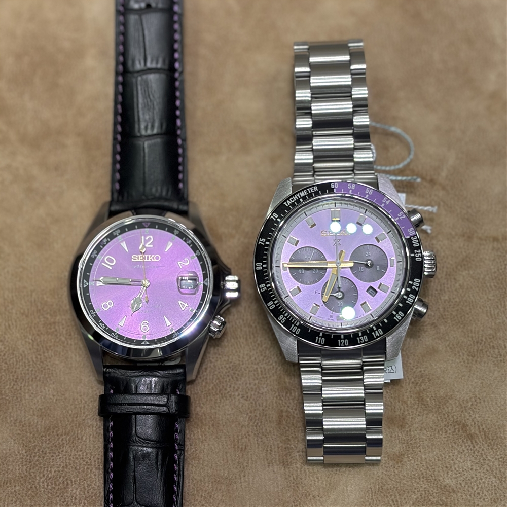 【SEIKO PROSPEX】伝統色「江戸紫」の限定モデルです【チックタック鹿児島店】
