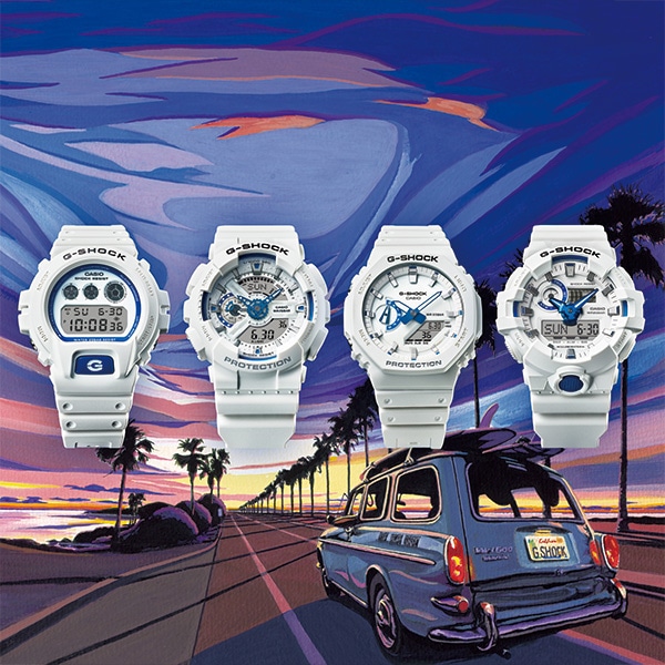 【G-SHOCK】ブルー蓄光フェイスを備えた新作登場！