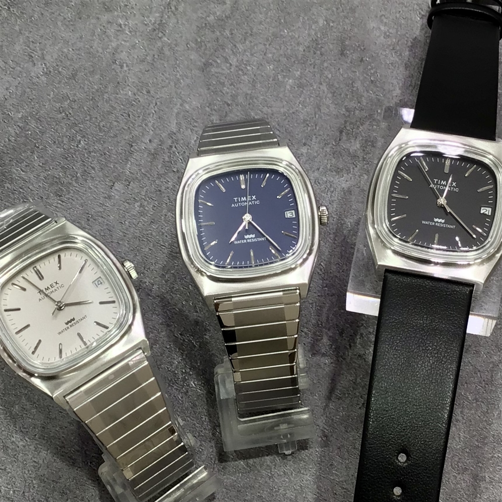 【アミュ鹿児島店】シェイプが特徴的な《TIMEX》自動巻腕時計